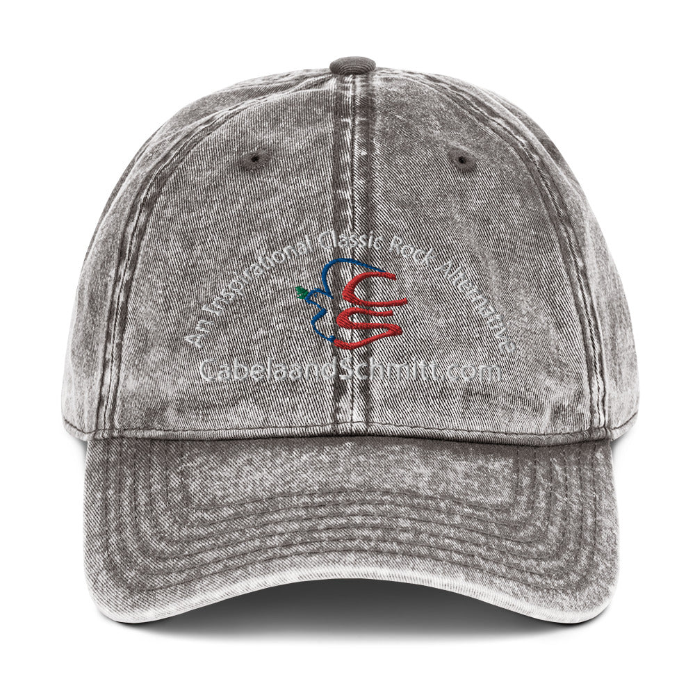 "An Inspirational Classic Rock Alternative" Vintage Cotton Twill Cap