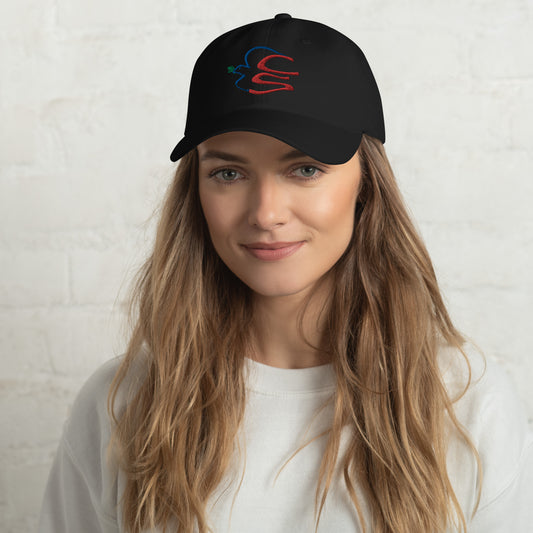 Cabela and Schmitt logo and URL Dad hat