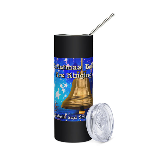Stainless steel tumbler "Christmas Bells Are Ringing"
