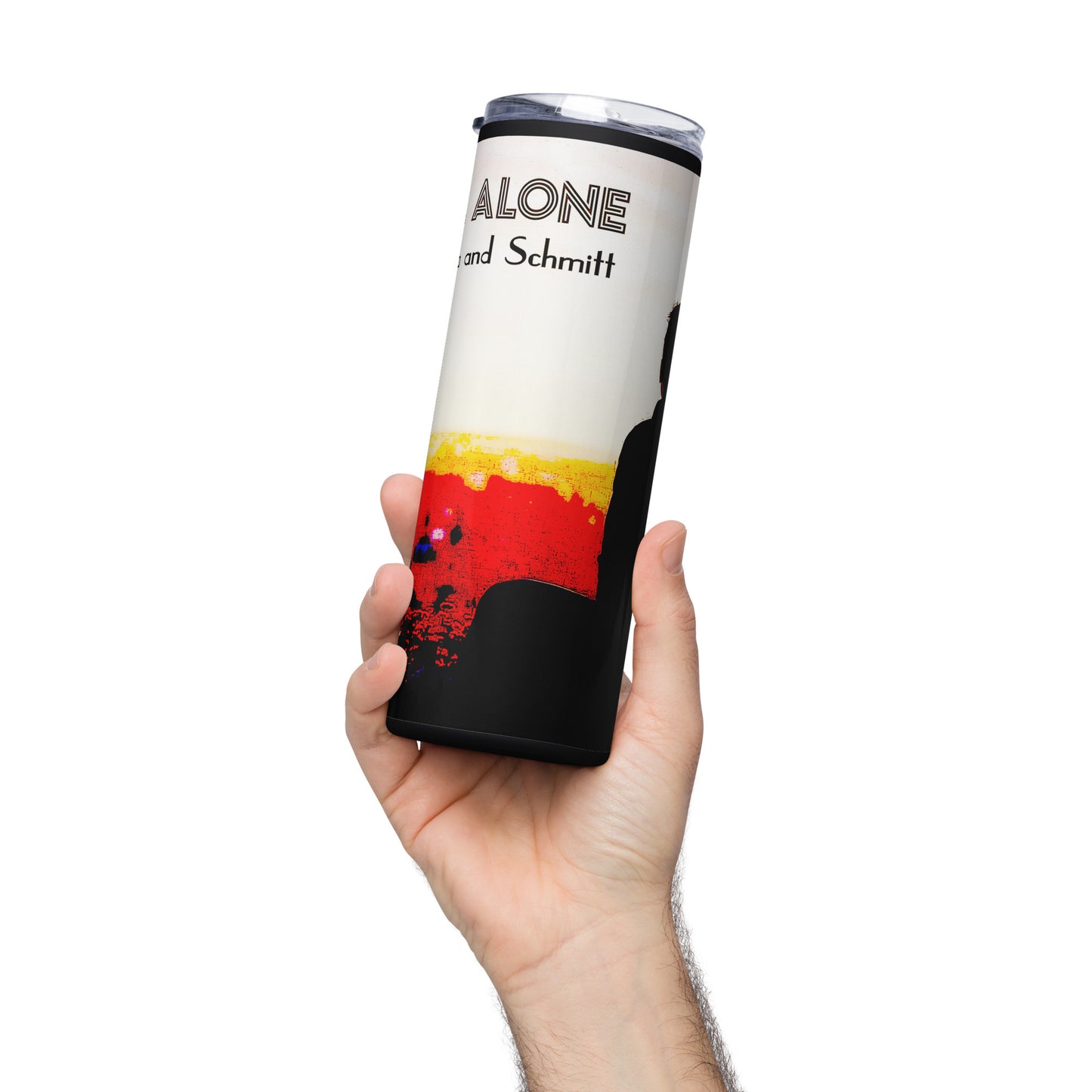 Stainless steel tumbler "All Alone"
