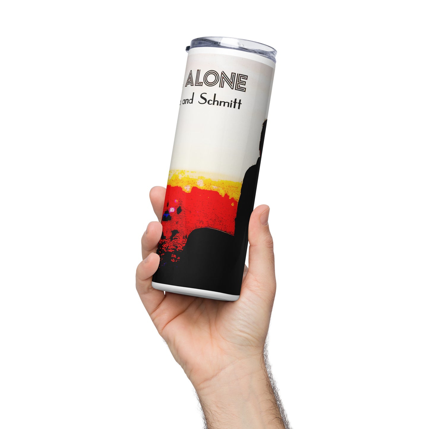 Stainless steel tumbler "All Alone"