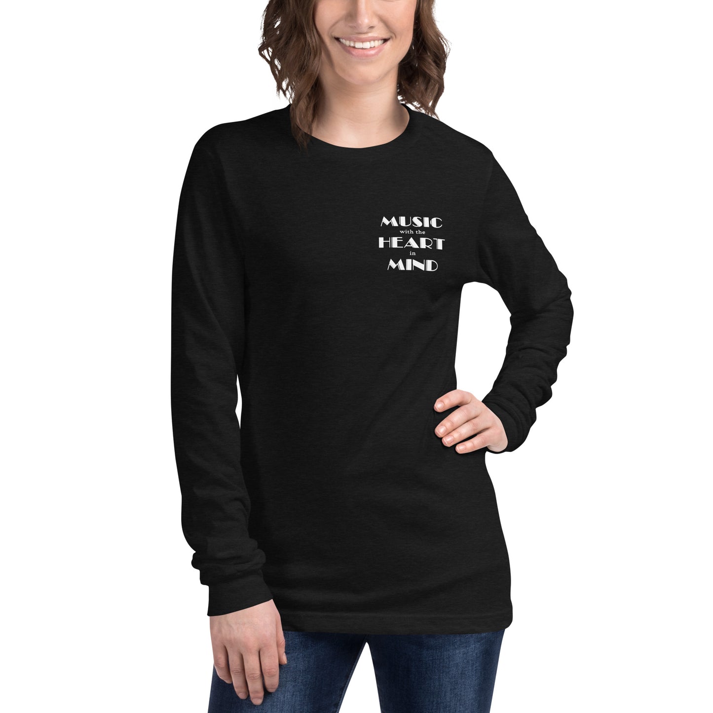 Cabela and Schmitt logo and URL Unisex Long Sleeve Tee Version 2