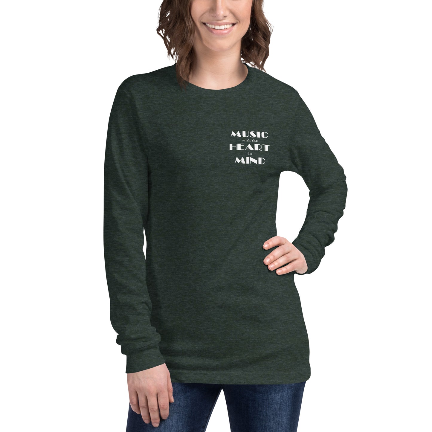 Cabela and Schmitt logo and URL Unisex Long Sleeve Tee Version 2