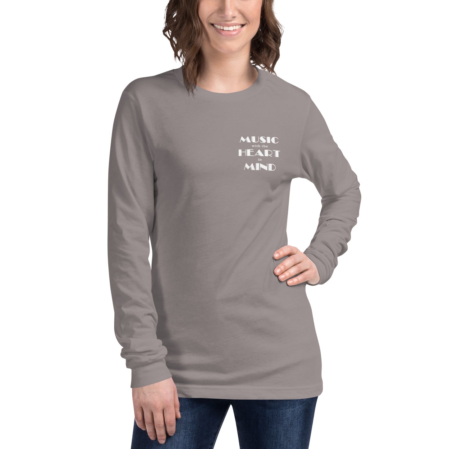 Cabela and Schmitt logo and URL Unisex Long Sleeve Tee Version 2