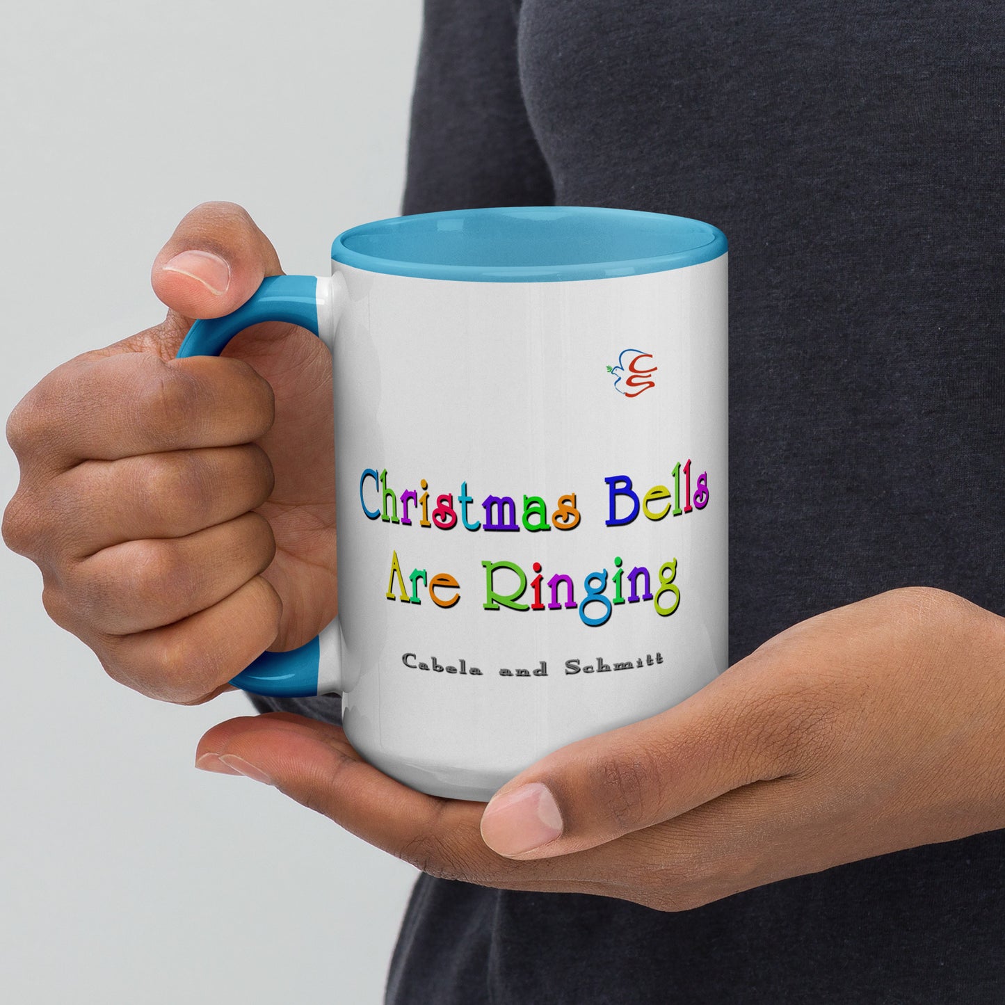 Mug with Color Inside "Christmas Bells Are Ringing"