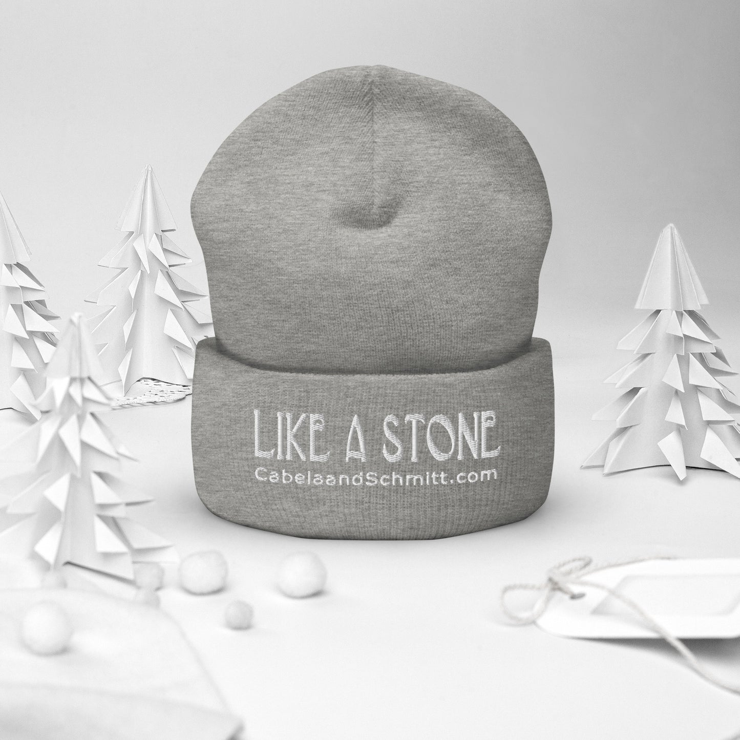 "Like A Stone" Cuffed Beanie