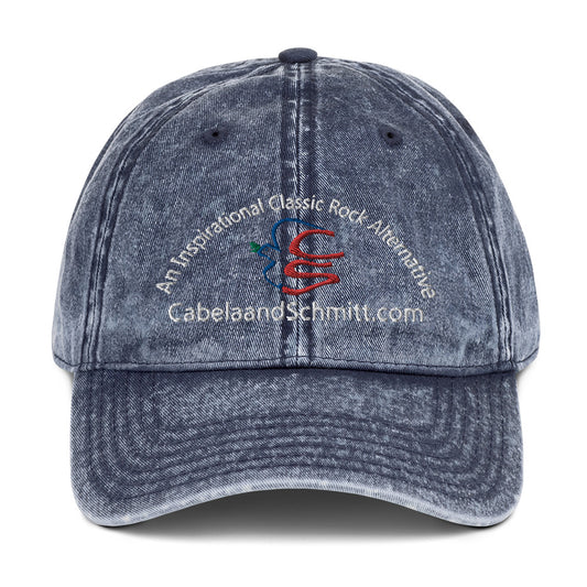 "An Inspirational Classic Rock Alternative" Vintage Cotton Twill Cap